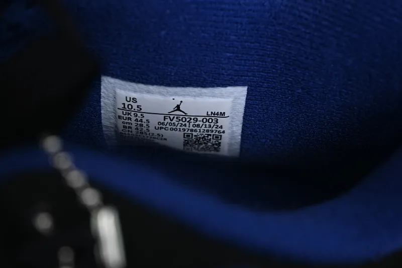 All categories Air Jordan Jordan series basketball shoes Air Jordan 4 GX foreign trade version Air Jordan 4 Retro "Lase" AJ4 Joe 4 black gray blue color FV5029-003